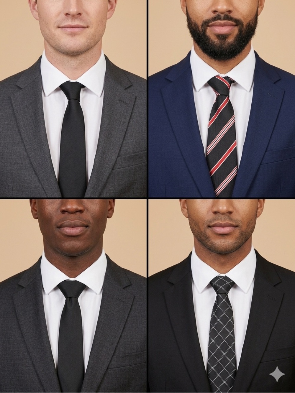 Silk Blend Ties(4) Men Brands: J. Ferrar, DKNY, Umberto Frasi,  Dino Orsini Mult